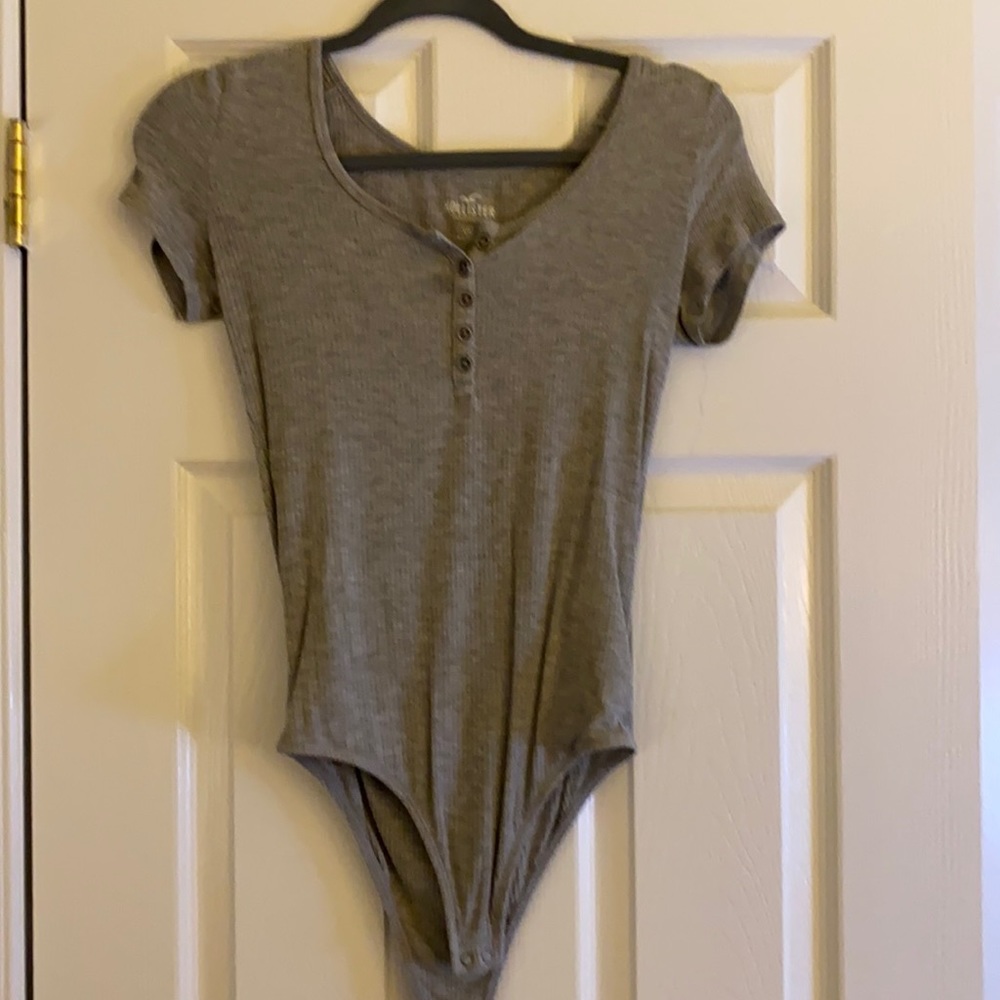 Gray body suit worn once